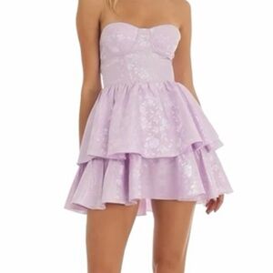Lucy in the Sky Lavender Mini Dress